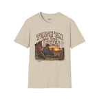 Teach ’Em While They’ll Listen Christian Men’s T-Shirt – Deuteronomy 6:6–7 Father & Son Faith Tee