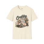 Crashing Out Into His Plans Christian Sheep Tee | Flawed Flock