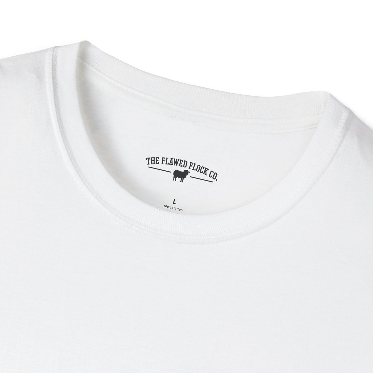 Chill Christian Men’s T-Shirt – James 1:20 Back Print Faith Tee