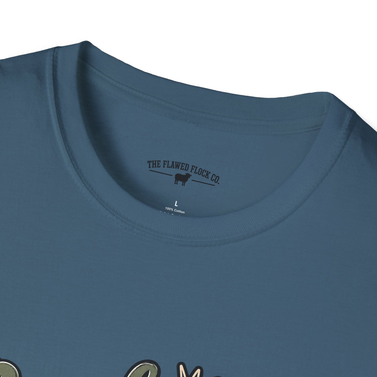 Crashing Out Into His Plans Christian Sheep Tee | Flawed Flock
