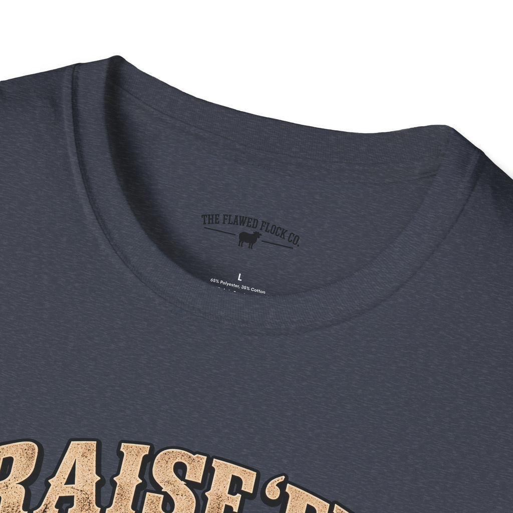 Raise ’Em Right Christian Men’s T-Shirt – Deuteronomy 6:6–7 Fatherhood Tee