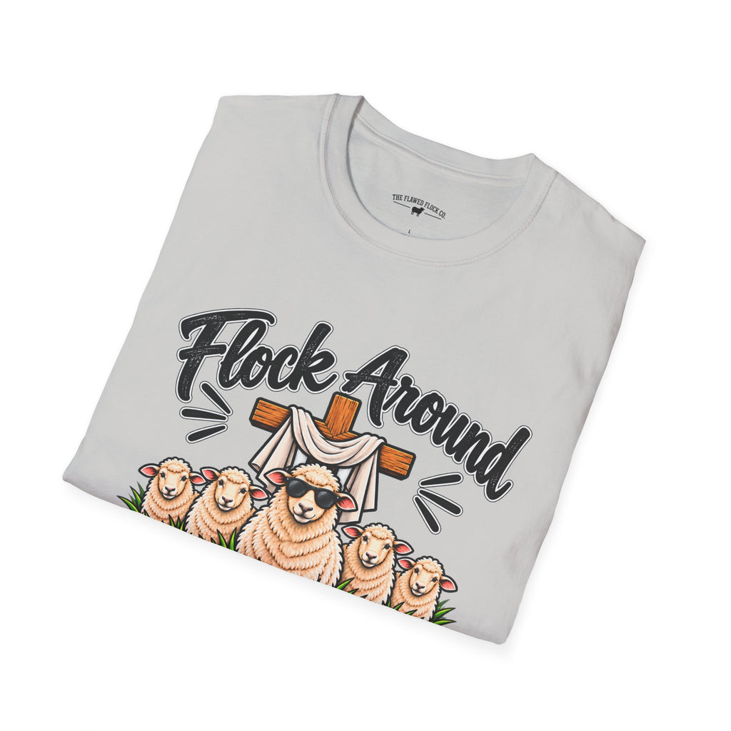 Flock Around and Find Out Christian Sheep T-Shirt – Funny Faith Graphic Tee